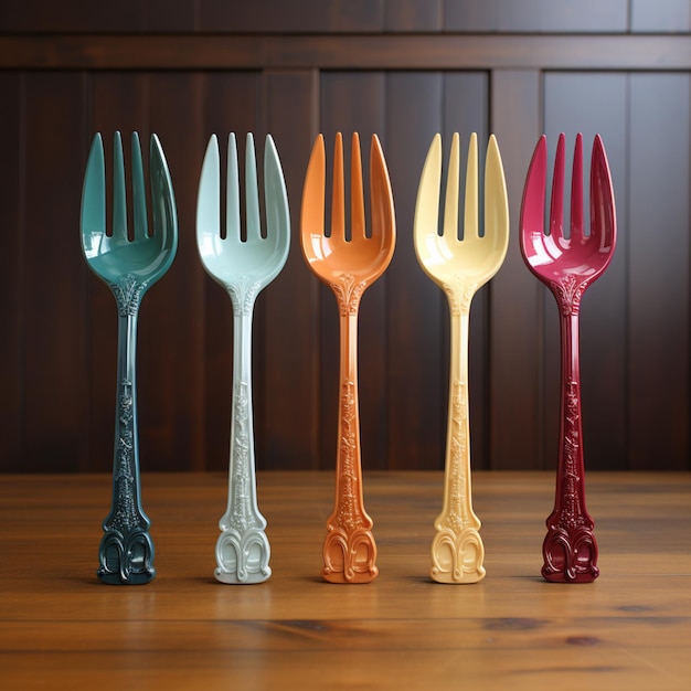 Photo plastic spork