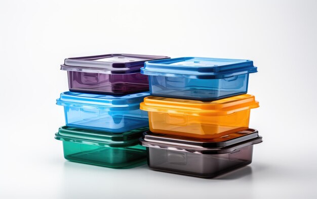 Photo plastic storage boxes