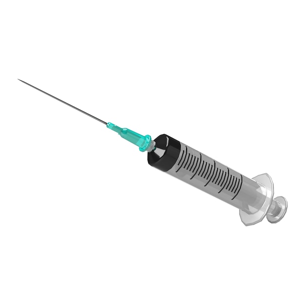 plastic syringe for vaccine