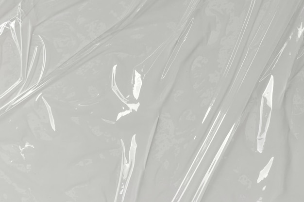 plastic transparent cellophane bag on white background white plastic film wrap texture background white plastic bag texture