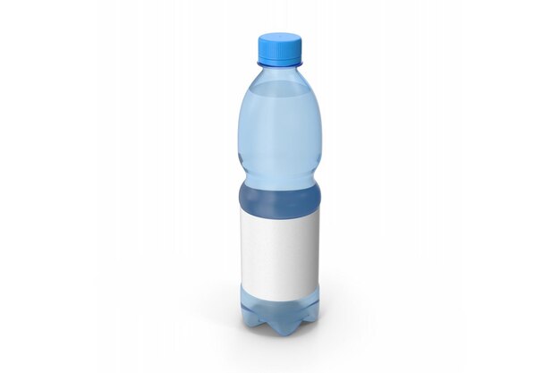 Plastic Water Bottle 3d render