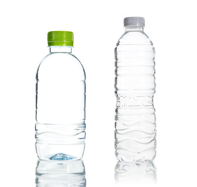 Plastic water bottle isolate