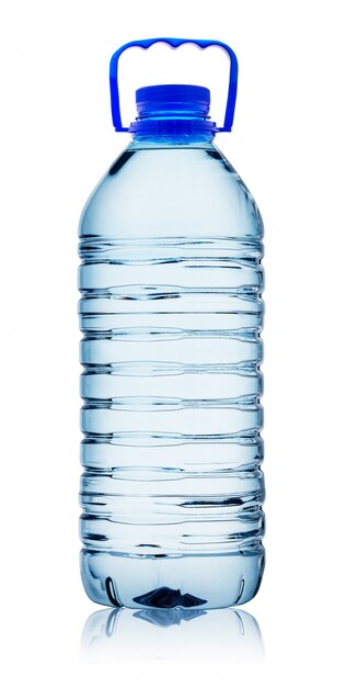 Photo plastic water bottle with handle