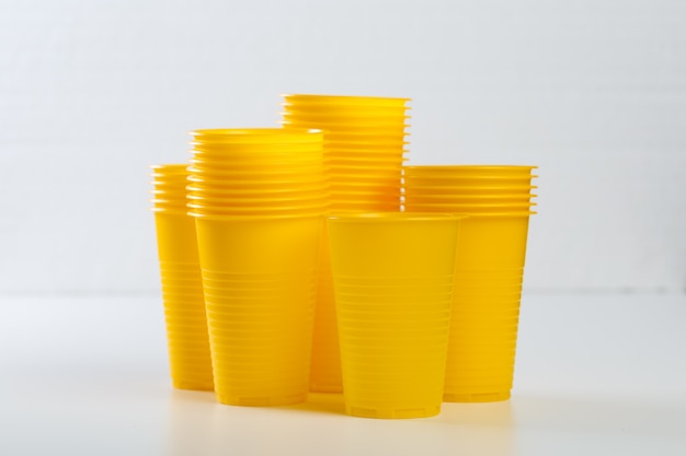 Plastic wegwerpglazen