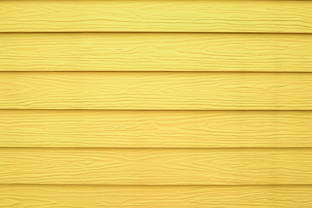 Foto colore della parete di struttura di legno di plastica colore giallo