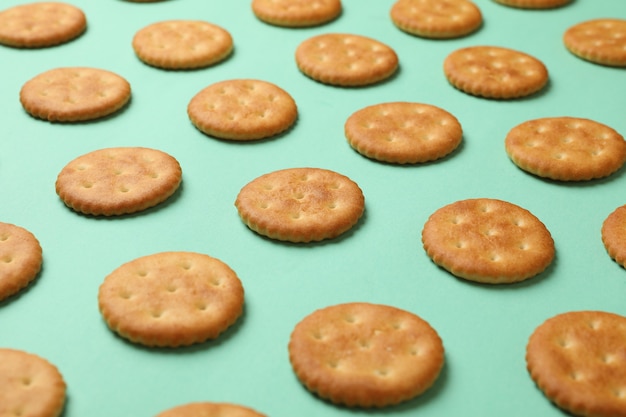 Plat leggen met cracker koekjes