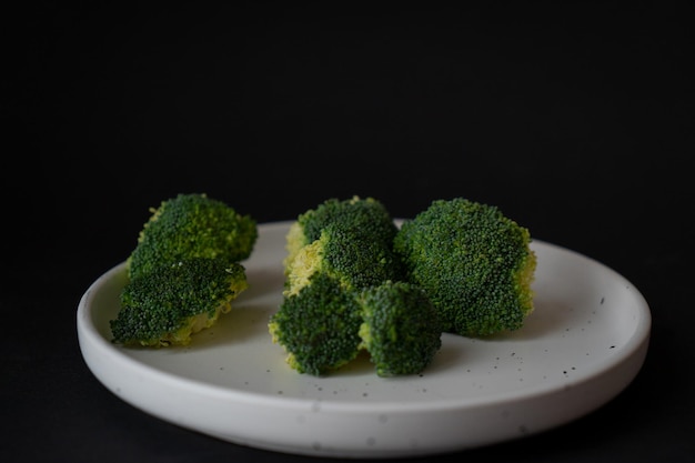 plate of broccoli