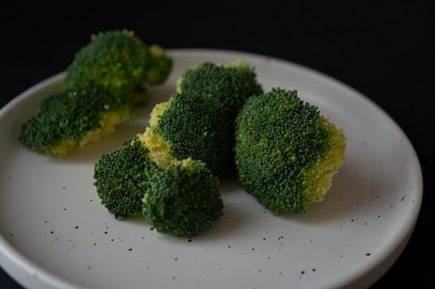 plate of broccoli