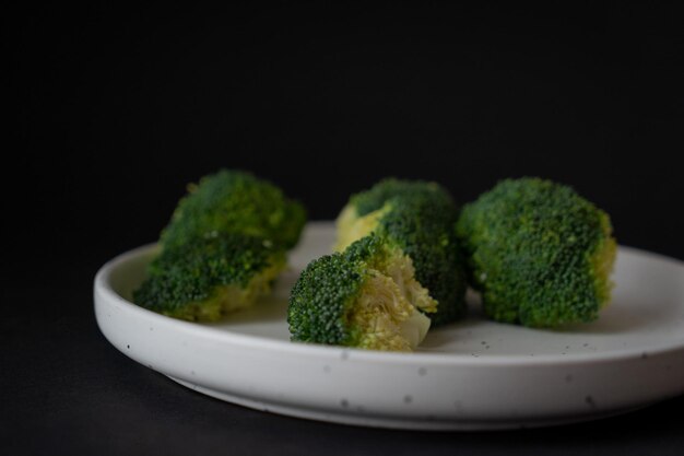 Photo plate of broccoli