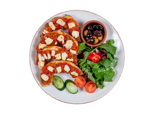 Plate of crispy bagels