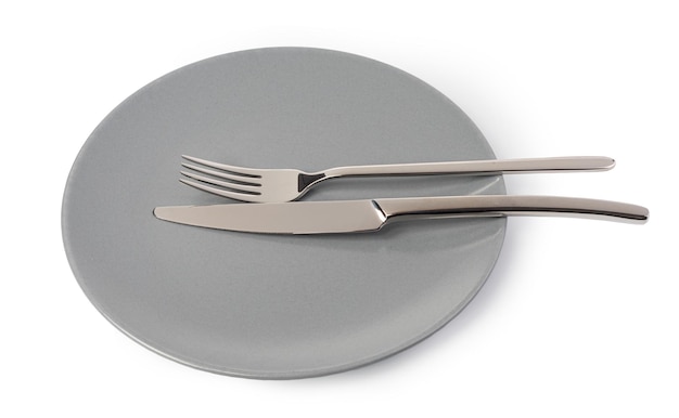 Plate and cutlery