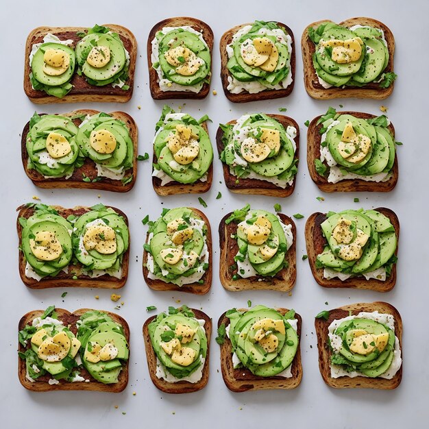 Photo a plate of excellent avocado toast stands alone against a blank white backdrop ai generator