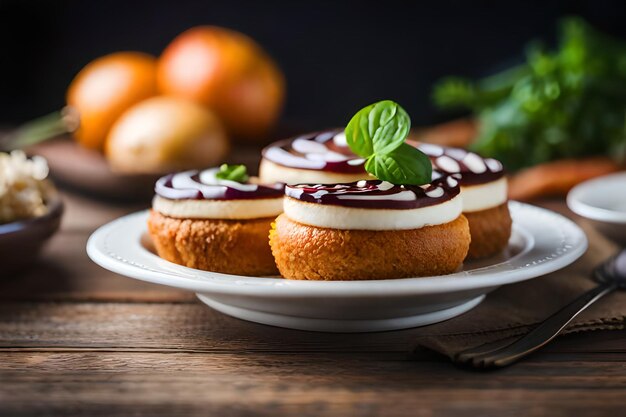 A plate of food with a piece of cake on it