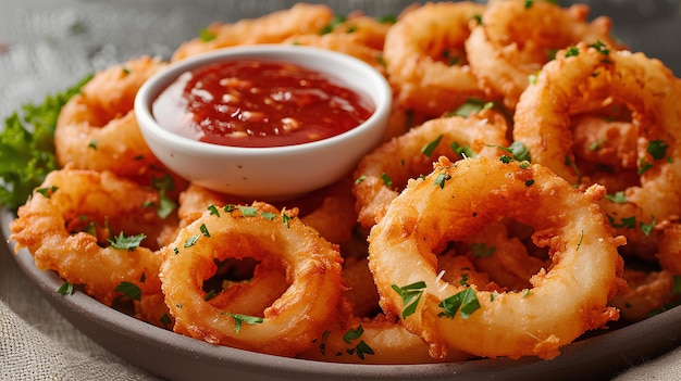 A plate of fried shrimp
