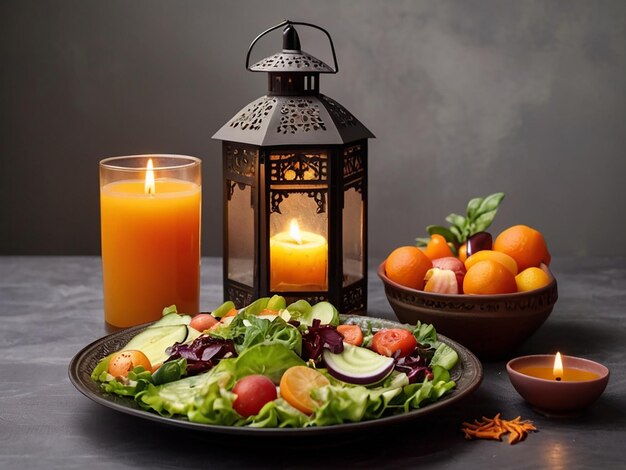 Foto un piatto di frutta e una ciotola di frutta su un tavolo