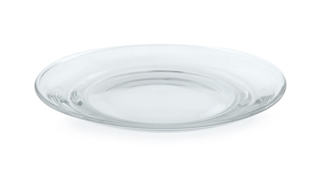 사진 흰색 배경에 고립 된 접시