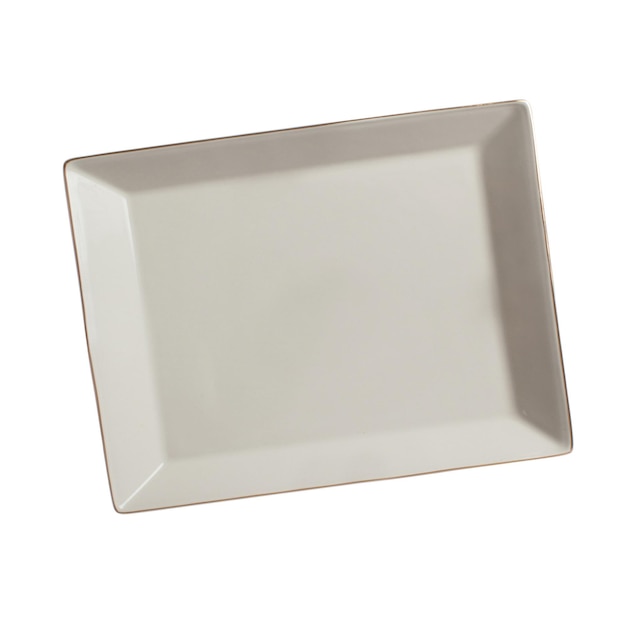 Plate isolated on a white