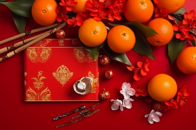 A plate of oranges and a card with a shoe on it