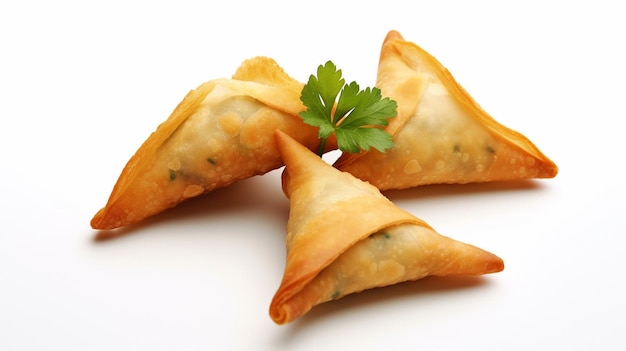 A Plate of samosas from India Generative AI