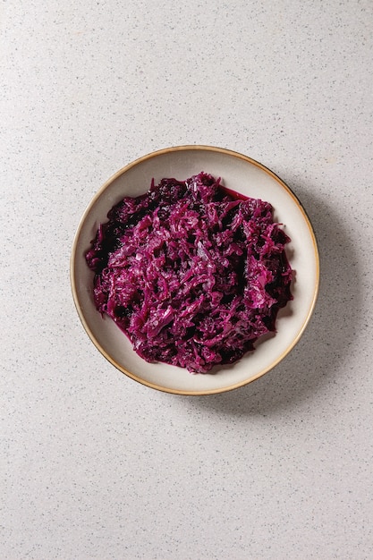 Plate of sauerkraut