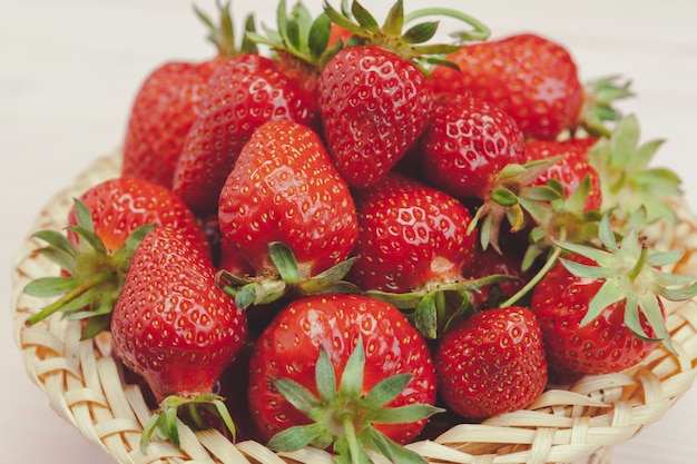 Plate of strawberry