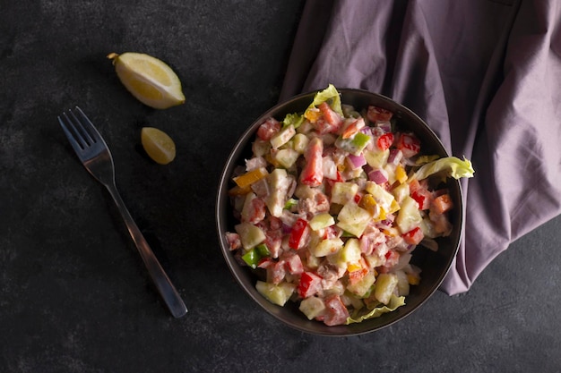 A plate of Tuna Salad