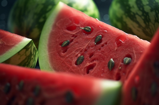 A plate of watermelon