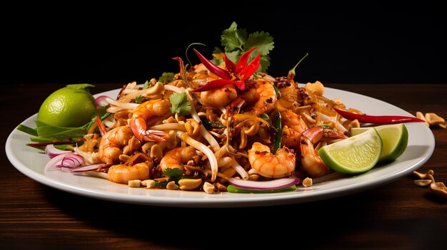 Platen met Pad Thai