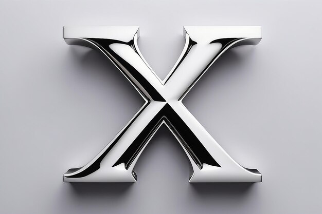 Photo platinum x symbol