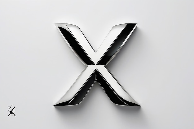 Photo platinum x symbol