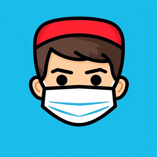 사진 play_doctor_surgical_mask_isolated_modern