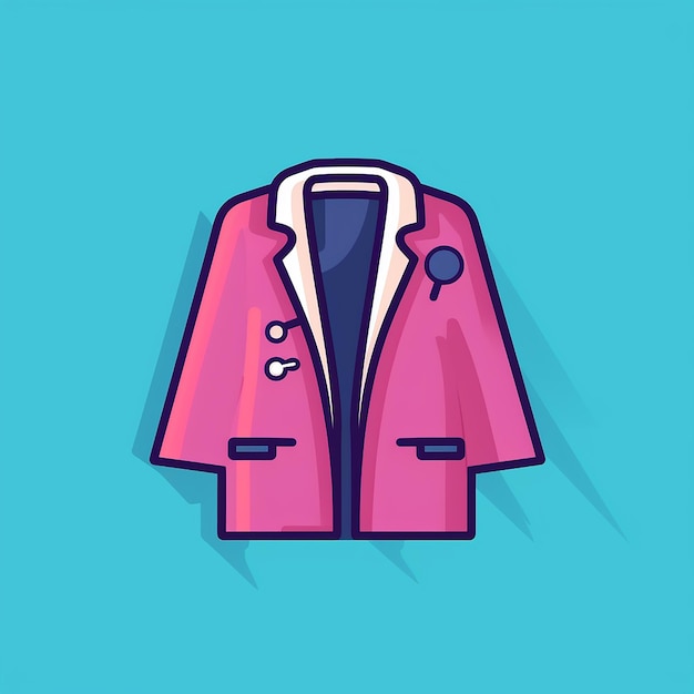 Фото Икона play_doctors_coat_isolated_modern_line_icon