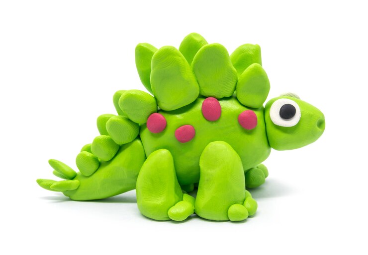 Фотография playdough игрушка стегозавр