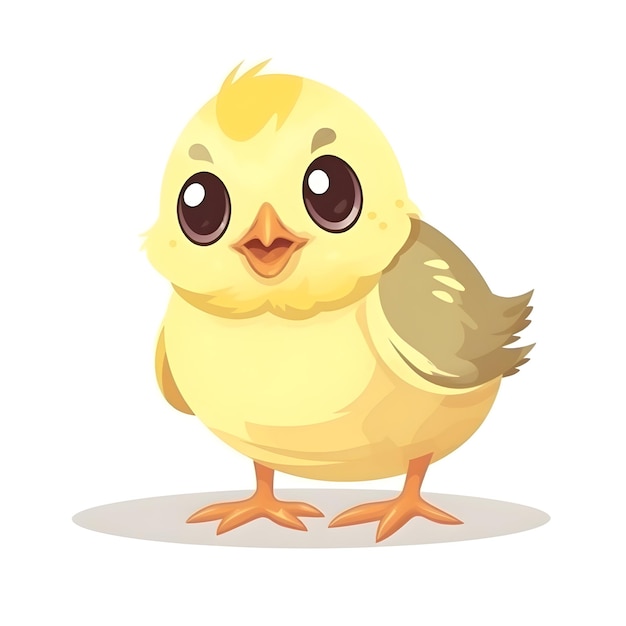 Photo playful chick graphics