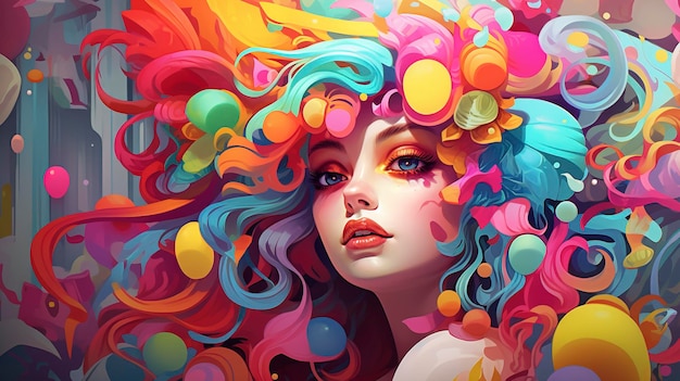 Playful and Colorful Artistic Illustrations