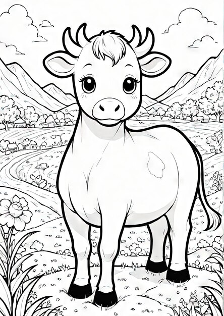 사진 aigenerated coloring page for kids (어린이들을 위한 컬러링 페이지)