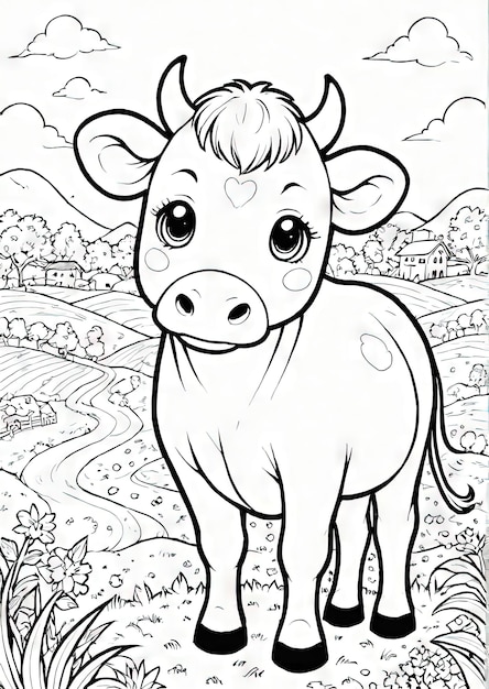 사진 aigenerated coloring page for kids (어린이들을 위한 컬러링 페이지)