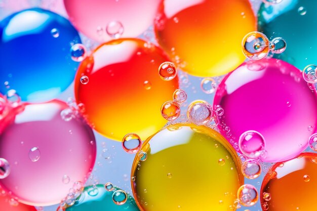 Playful and engaging stock of colorful bubbles suitable for party themes and joyous event