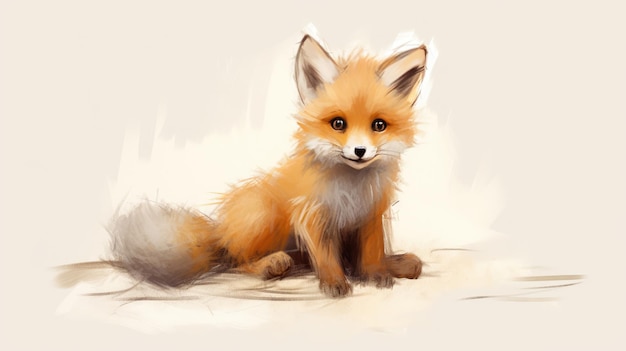 Playful Fox Sketch