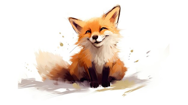 Playful Fox Sketch