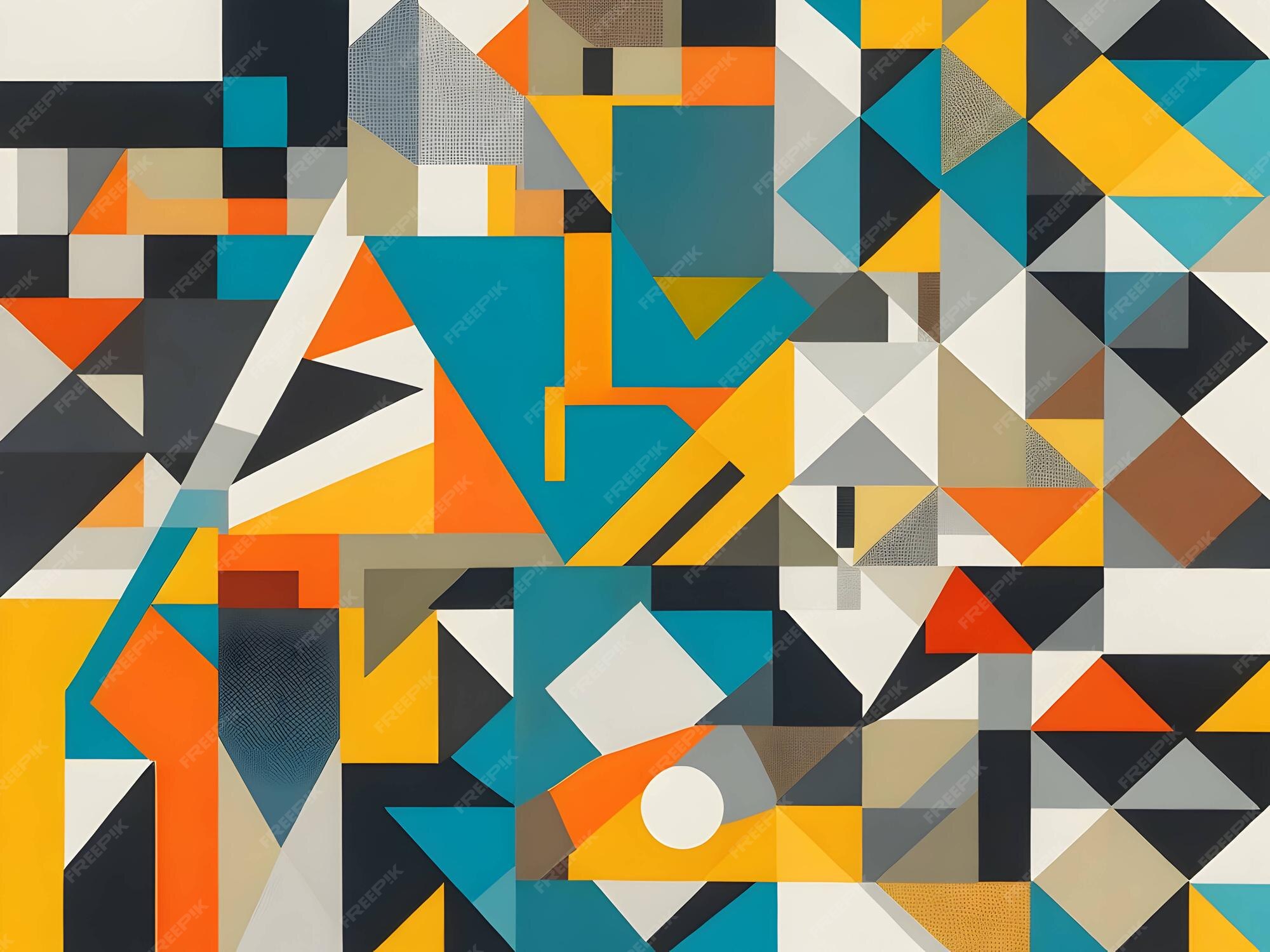 premium-ai-image-playful-nature-s-symphony-cartoon-style-geometric