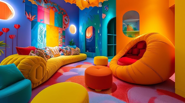 Playful Paradise Room Design