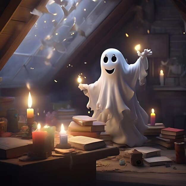 Playful Poltergeist ghost