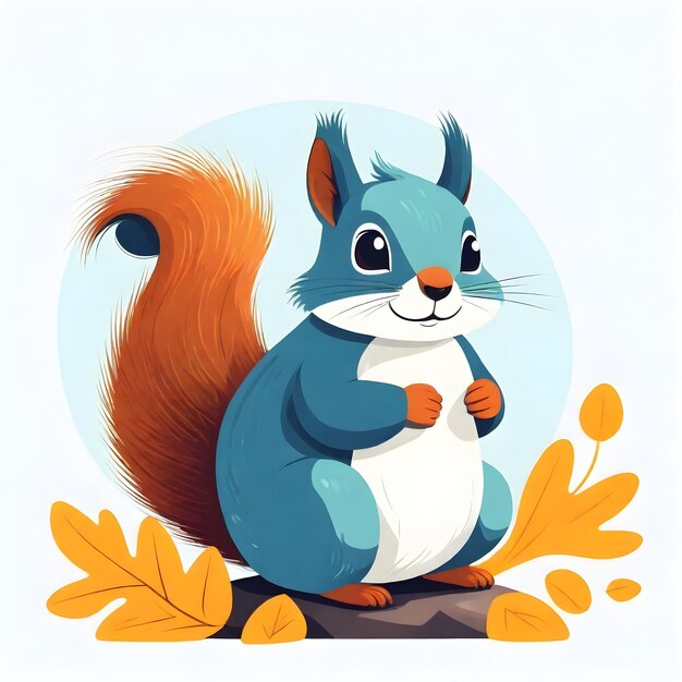 Playful Squirrel Clipart Collection