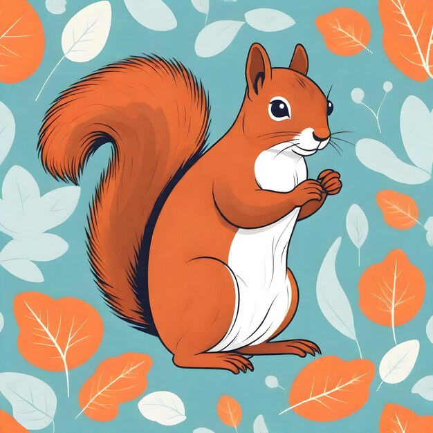 Photo playful squirrel clipart collection