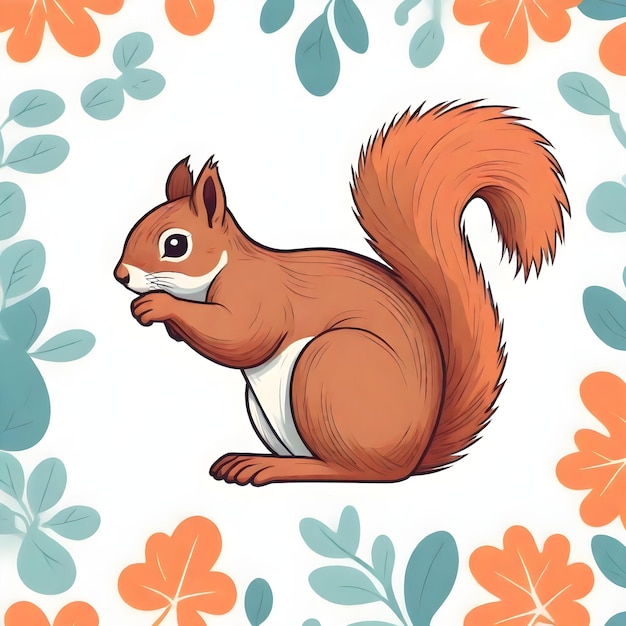 Playful Squirrel Clipart Collection