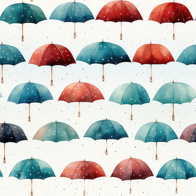 Playful Umbrella Pattern