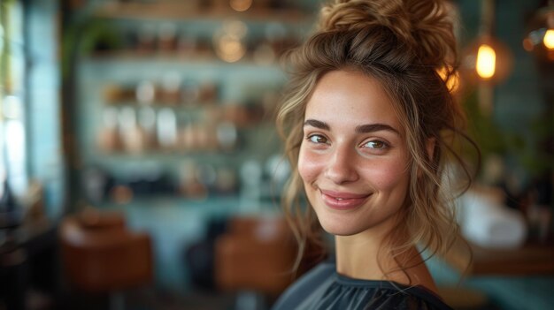 Playful Updo and a Sweet Smile