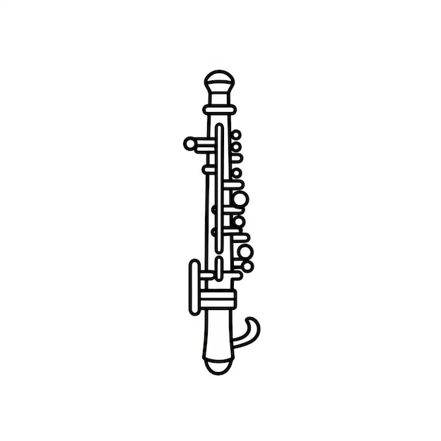 playfully intricate clarinet icon in liam gillick39s style