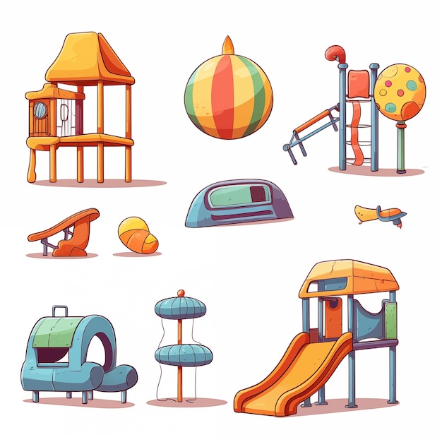 playground cartoon collection